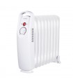 Radiador de Aceite Mini ELDERE 1000W Blanco 9 Elementos