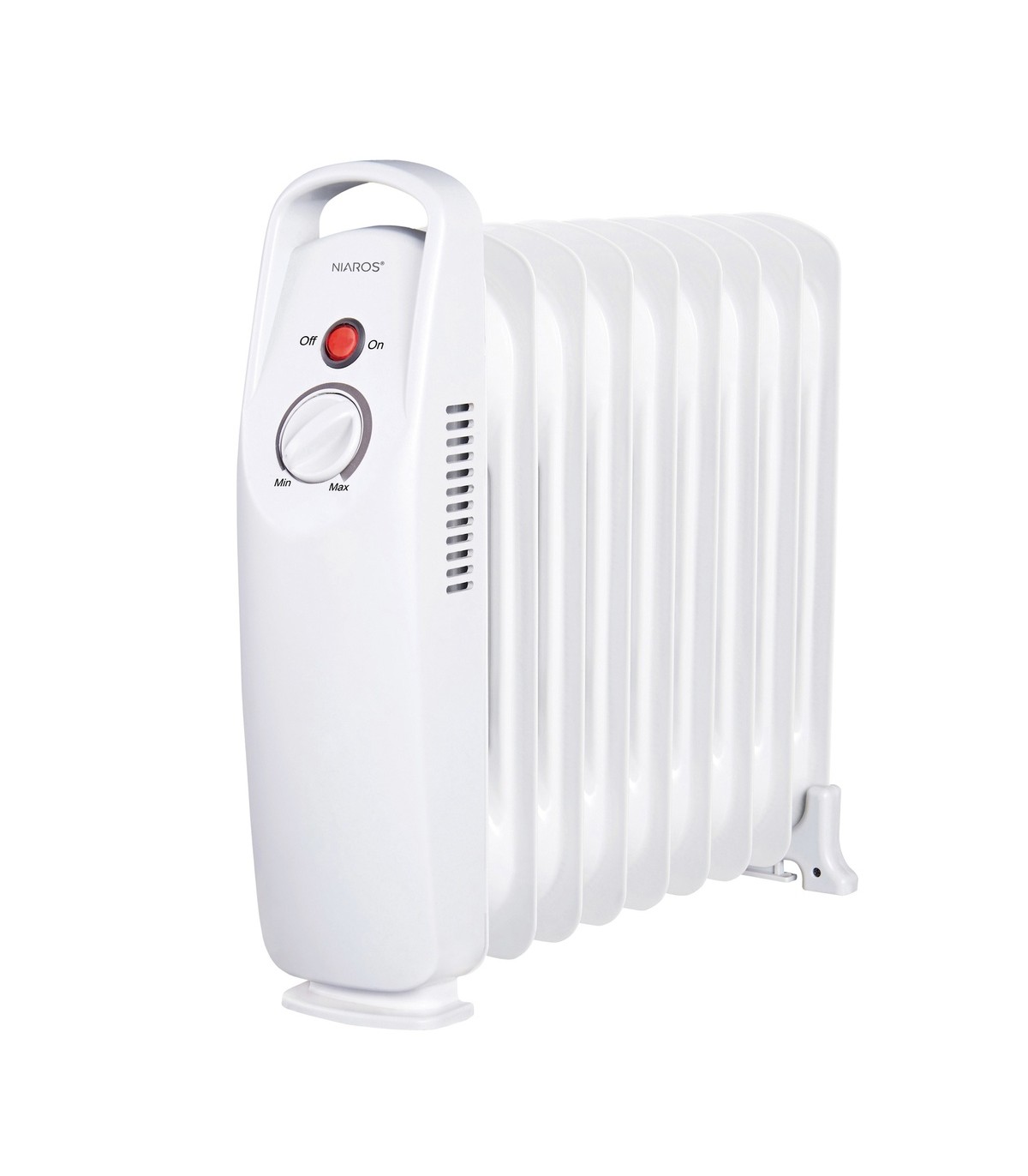 Radiador de Aceite Mini ELDERE 1000W Blanco 9 Elementos