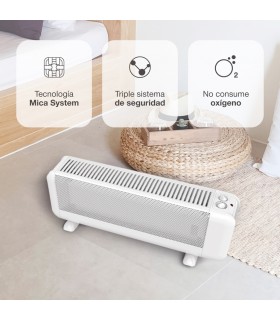Radiador de Mica BELOAH 1500W Blanco