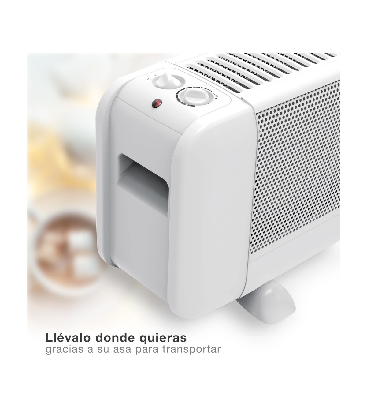 Radiador de Mica BELOAH 1500W Blanco