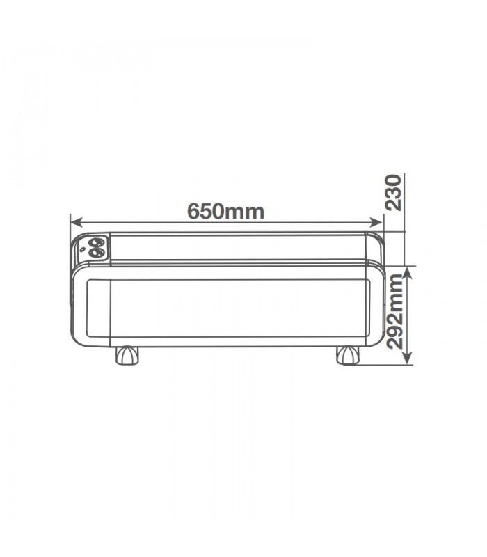 Radiador de Mica BELOAH 1500W Blanco
