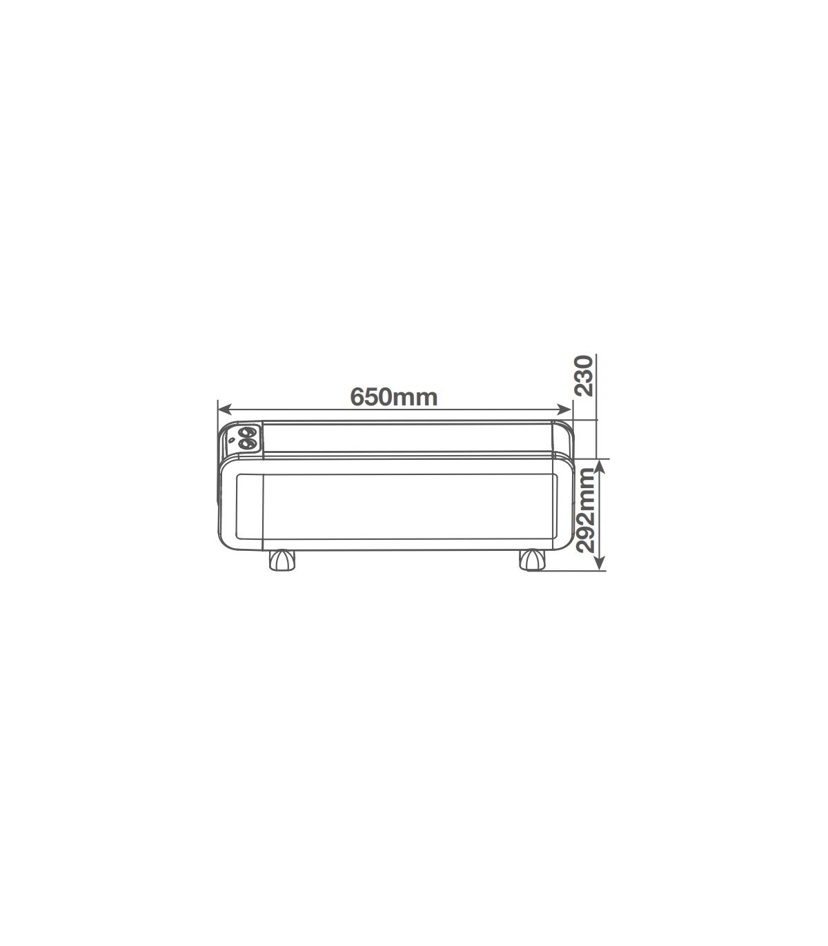 Radiador de Mica BELOAH 1500W Blanco