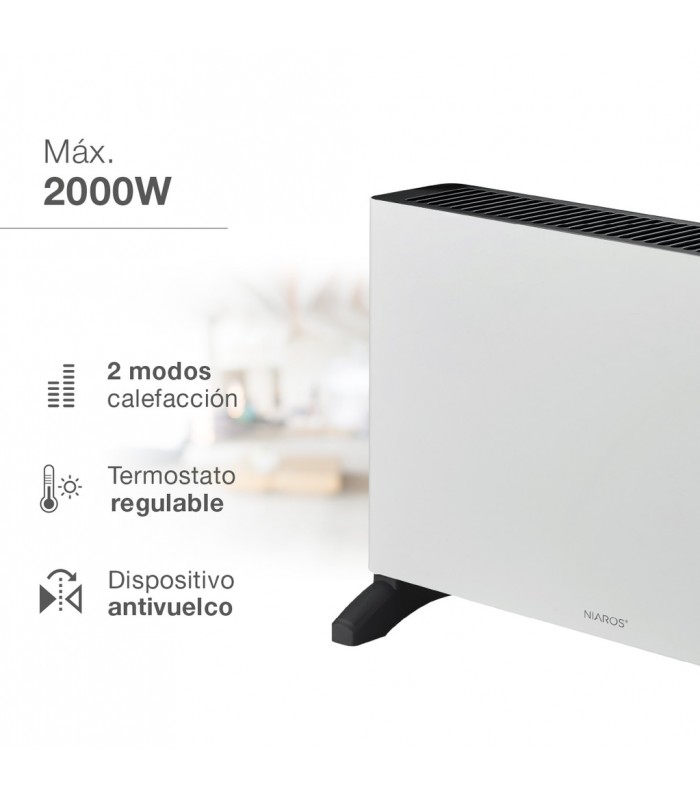 Calefactor Convector SELATIN Blanco 2000W