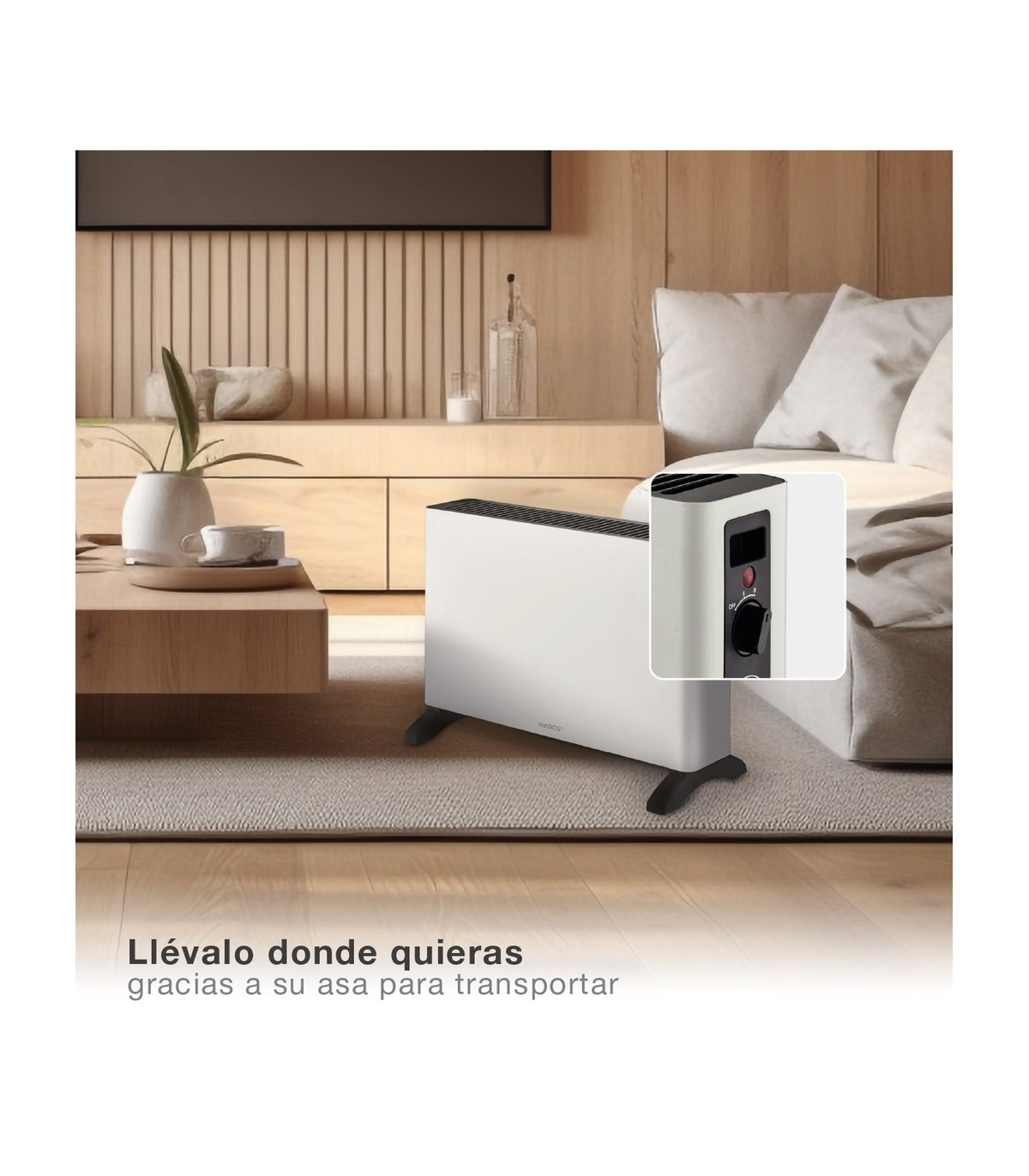 Calefactor Convector SELATIN Blanco 2000W