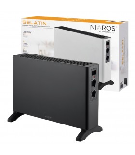 Calefactor Convector SELATIN Negro 2000W