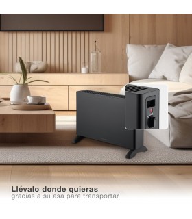 Calefactor Convector SELATIN Negro 2000W