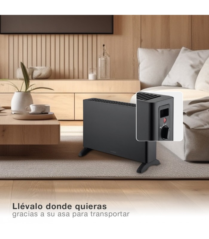 Calefactor Convector SELATIN Negro 2000W