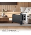 Calefactor Convector SELATIN Negro 2000W