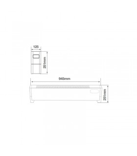 Calefactor Convector NELLIM Blanco 2200W IPX4