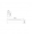 Calefactor Convector NELLIM Blanco 2200W IPX4