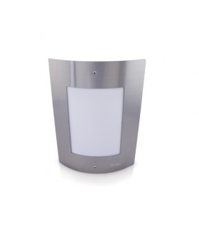 Aplique Exterior Pared Acero Inoxidable 1xE27