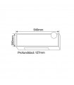Calefactor Split Pared TOULAT Blanco 2000W Con Mando Distancia IP22