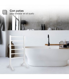 Toallero Eléctrico 2en1 HADIM Blanco 100W IPX4 Con Temporizador