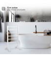 Toallero Eléctrico 2en1 HADIM Blanco 100W IPX4 Con Temporizador