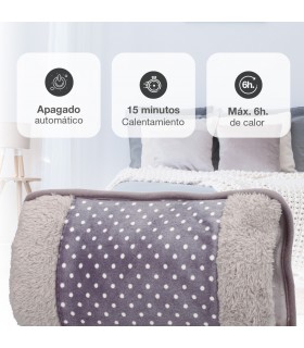 Bolsa de agua caliente eléctrica Maldan Morado 400W