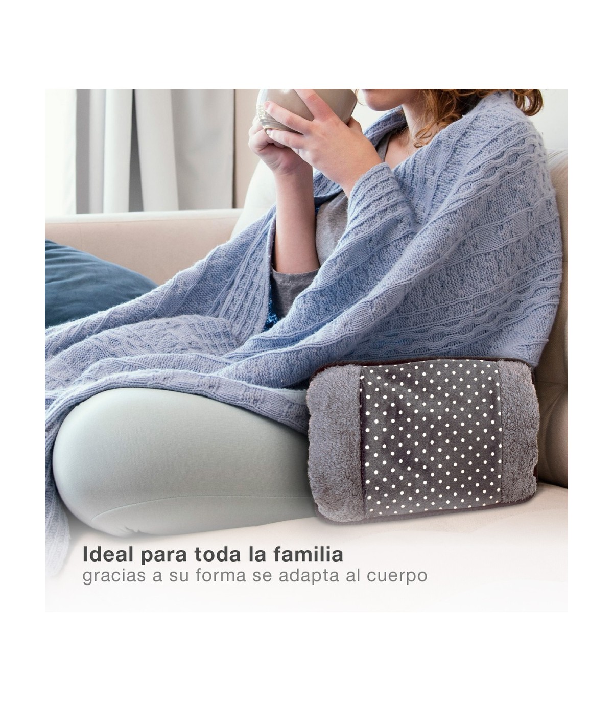 Bolsa de agua caliente eléctrica Maldan Ocre 400W