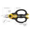 Tijeras de electricista Triple Función TS-50 SOFAMEL