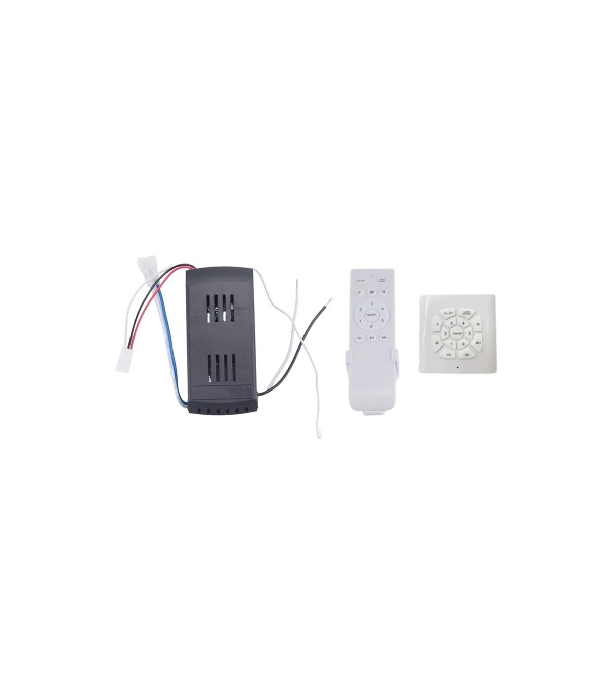 Control Remoto Doble mando Radio frecuencia Ventilador Motor DC