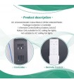 Control Remoto Doble mando Radio frecuencia Ventilador Motor DC