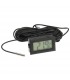 Termómetro digital con pantalla LCD -50ºC/100ºC Negro y sonda 5 metros
