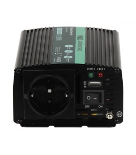 Convertidor inversor de corriente para coche Green Cell® de 12V a 230V 300W/600W