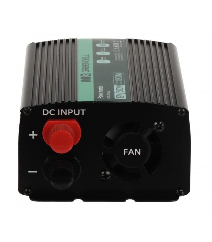 Convertidor inversor de corriente para coche Green Cell® de 12V a 230V 500W/1000W
