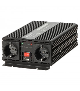 Convertidor inversor de corriente para coche EUROPOWER® de 12V a 230V 1200W/2400W