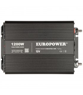 Convertidor inversor de corriente para coche EUROPOWER® de 12V a 230V 1200W/2400W