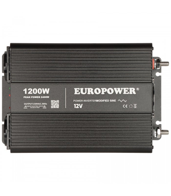 Convertidor inversor de corriente para coche EUROPOWER® de 12V a 230V 1200W/2400W