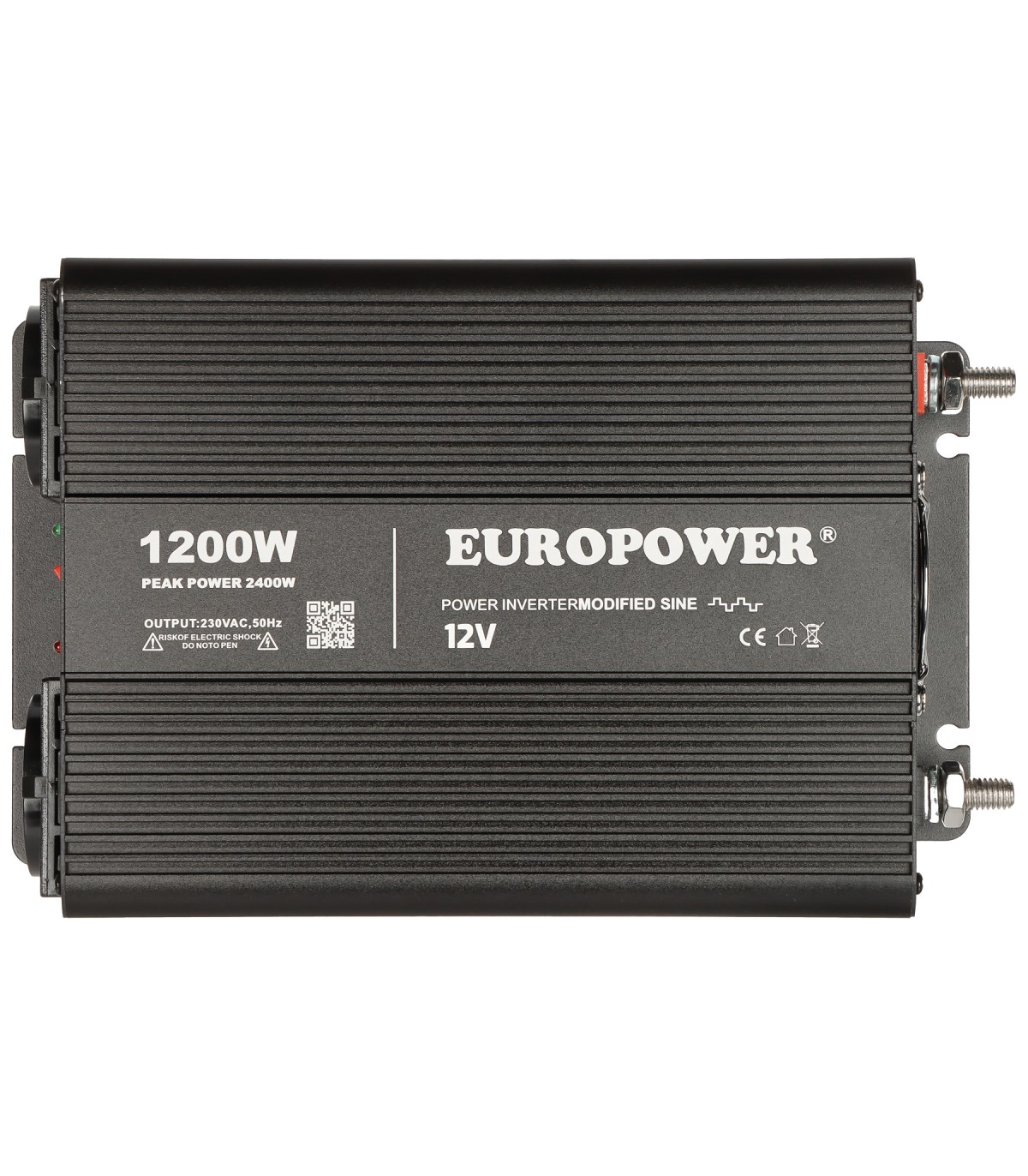 Convertidor inversor de corriente para coche EUROPOWER® de 12V a 230V 1200W/2400W