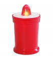 Vela luminosa decorativa LED 2xAA Rojo