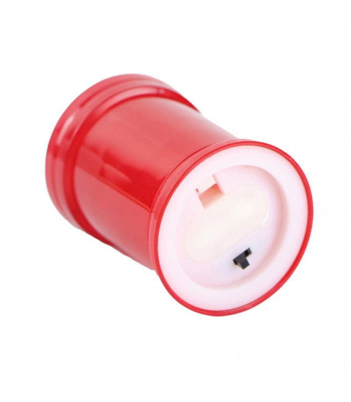 Vela luminosa decorativa LED 2xAA Rojo