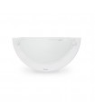Aplique Semicircular Basic Blanco 1xE27