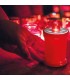 Vela luminosa decorativa LED 2xAA Rojo