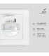 Detector Movimiento Empotrable Mecanismo NEKATI 9m 300W/150W 160º IP20