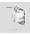 Detector Movimiento Empotrable Mecanismo NEKATI 9m 300W/150W 160º IP20