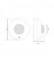 Detector Movimiento Superficie 6M 1200W/300W 360º IP20