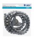 Organizador De Cables 25mm 2.5m Helicoidal gris