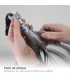 Organizador De Cables 25mm 2.5m Helicoidal gris
