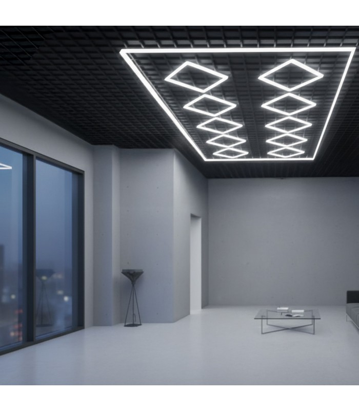 Regleta Led Hexagonal Rombo 510W 61200Lm