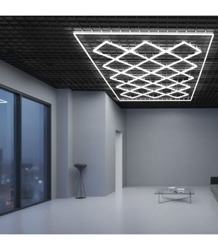 Regleta Led Hexagonal Rombo 680W 81600Lm
