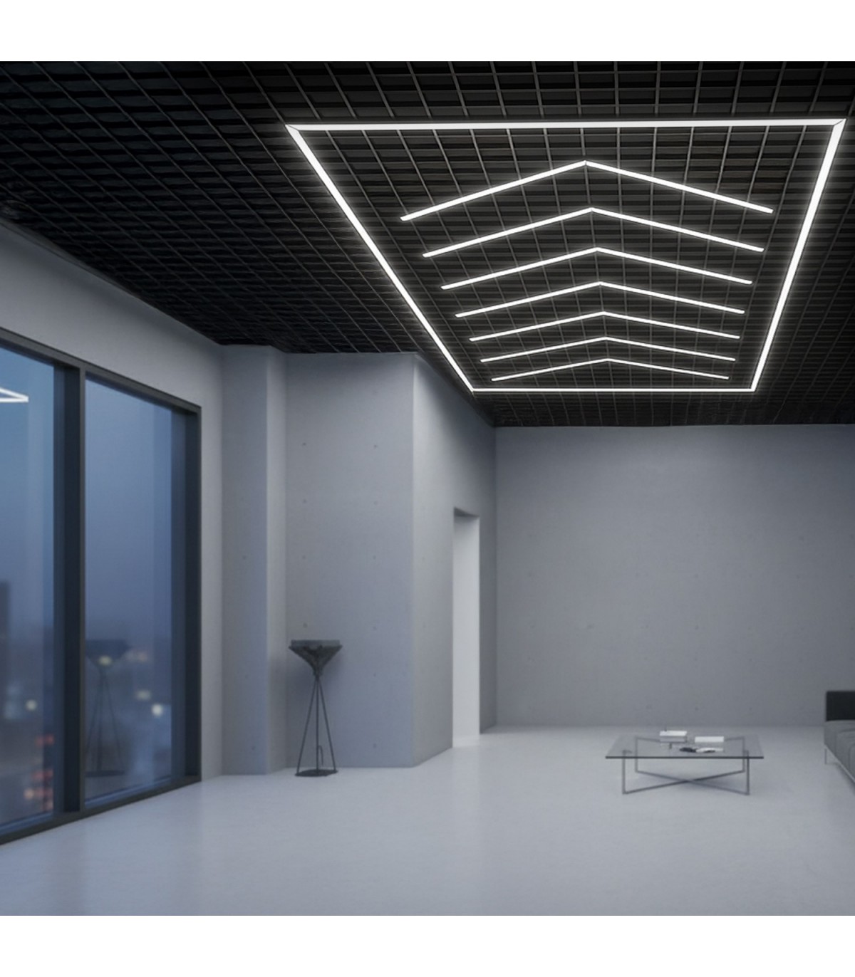 Regleta Led Hexagonal Angulo 384W 46080Lm
