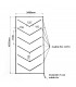 Regleta Led Hexagonal Angulo 384W 46080Lm