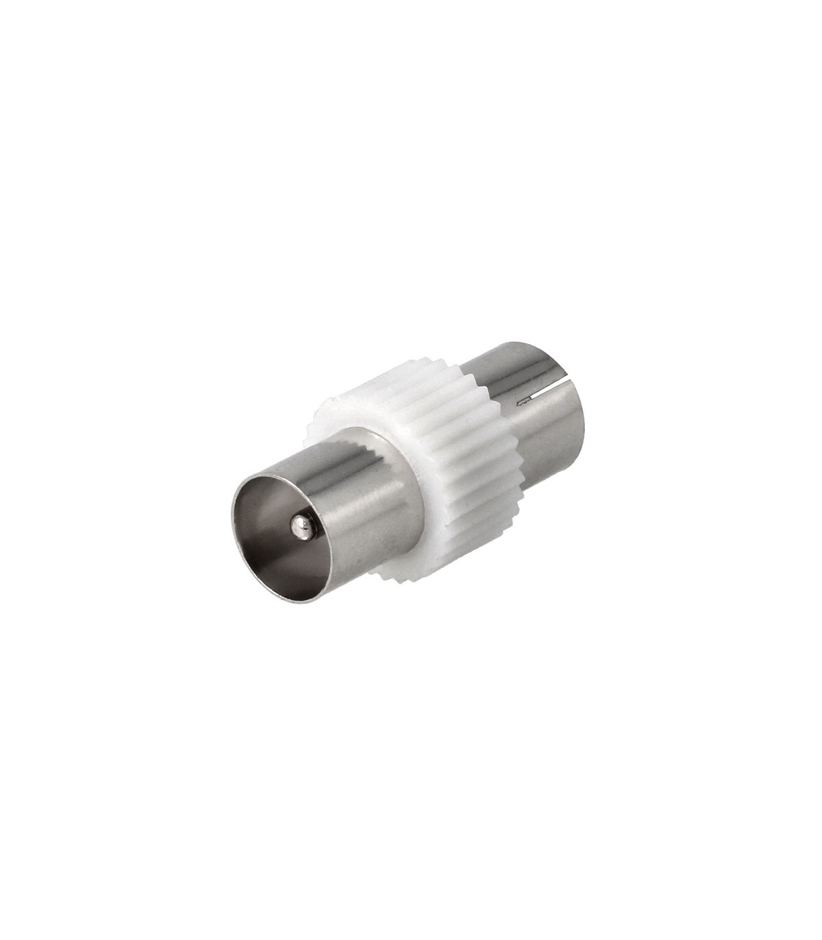 Adaptador macho - hembra coaxial TV 9,5mm