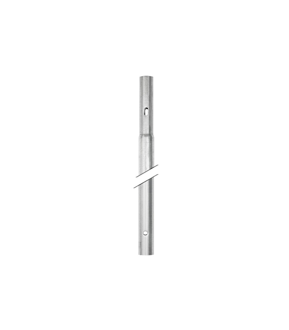 Mástil enchufable galvanizado 1,5m. Diametro 35mm - grosor 1,5mm