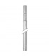 Mástil enchufable galvanizado 2,5m. Diametro 35mm - grosor 1,5mm