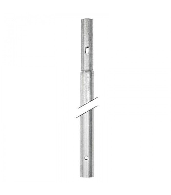 Mástil enchufable galvanizado 2,5m. Diametro 35mm - grosor 1,5mm