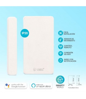 Sensor para puertas y ventanas vía wifi