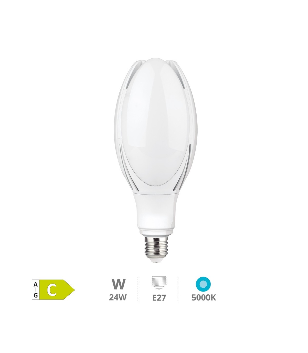 Bombilla Bolo Led 24W 4000LM E27