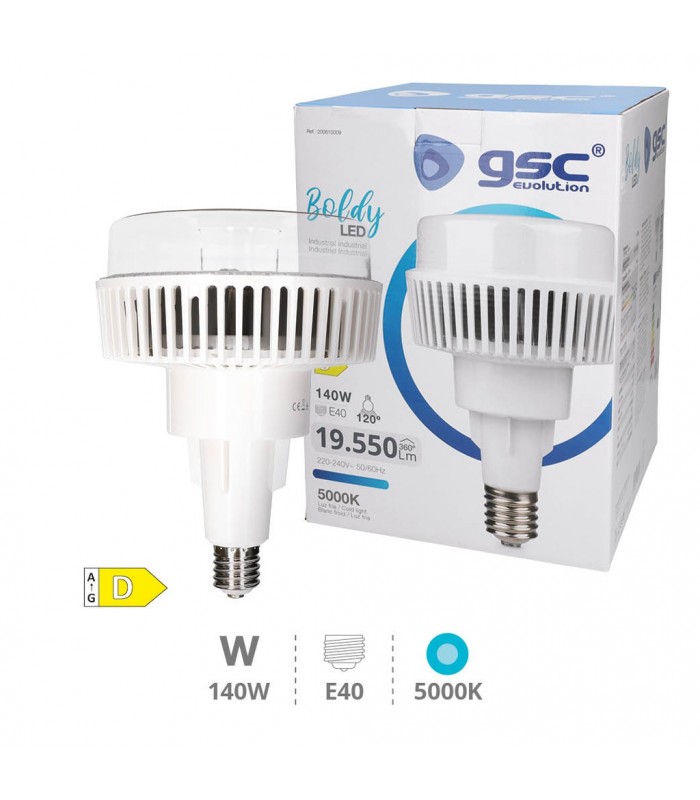 Bombilla Industrial BOLDY 140W 19550Lm E40 IP20